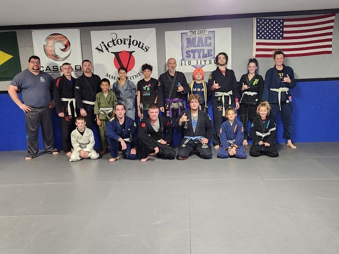 The grey jiujitsu Global grappling day tap cancer out 2022