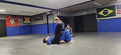 Mike showing a technique